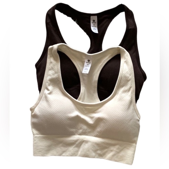 90 Degree By Reflex Other - NWT 90 Degree By Reflex Lux Moisture Wicking women Sports Bra set of 2 size L